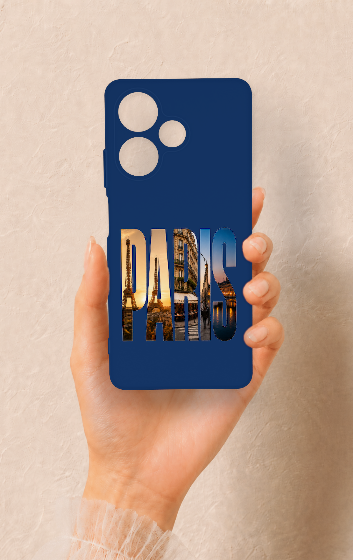 İnfinix Hot 30 Uyumlu Paris Desenli Silikon Kılıf