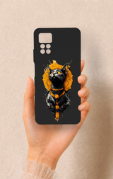 Redmi Note 11 Pro 4G Uyumlu Mısırlı Kedi Tanrısı Desenli Silikon Kılıf