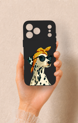 iPhone 17 Pro Max Uyumlu Cool Dalmaçyalı Desenli Silikon Kılıf