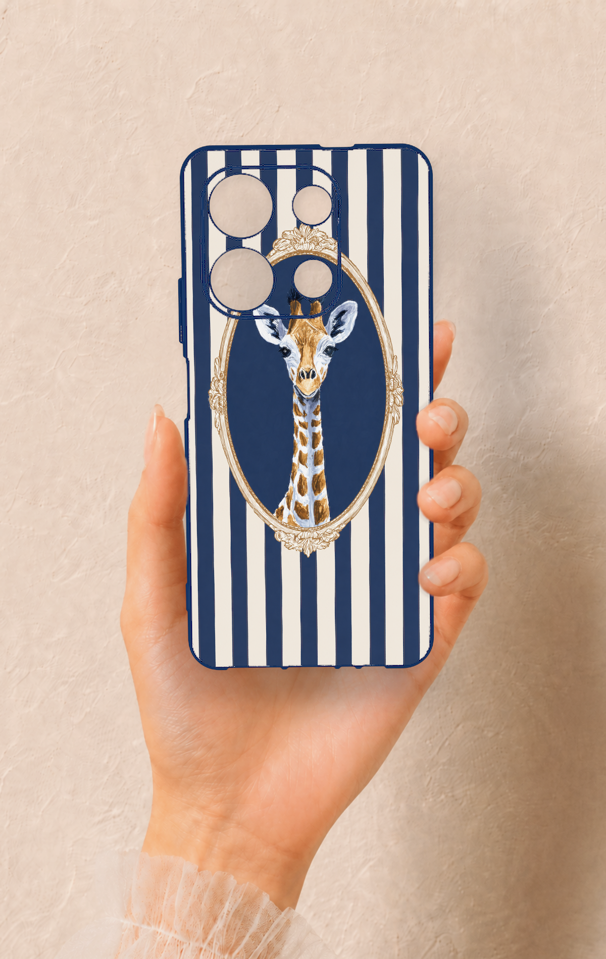 İnfinix Note 30 Uyumlu Zürefa Desenli Silikon Kılıf