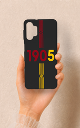Samsung A32 Uyumlu 1905 Kemer Desenli Silikon Kılıf