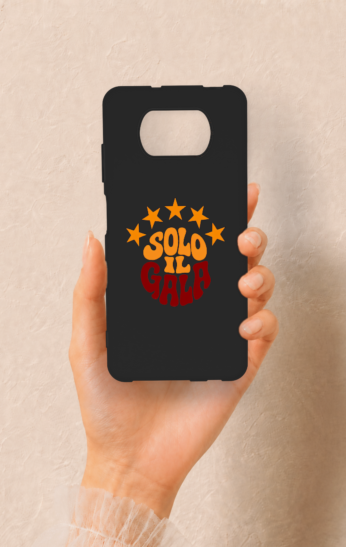 Poco X3 Uyumlu Solo IL Gala Desenli Silikon Kılıf
