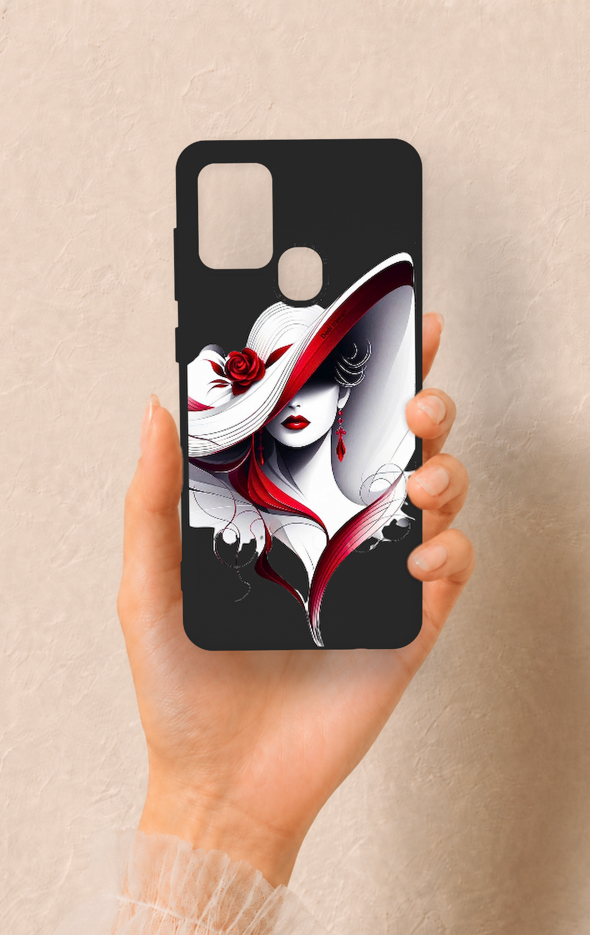 Samsung A21S Uyumlu Matmazel Desenli Silikon Kılıf