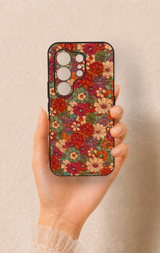 Tecno Camon 50 4G Uyumlu Pastel Çiçek Bahçesi Desenli Silikon Kılıf