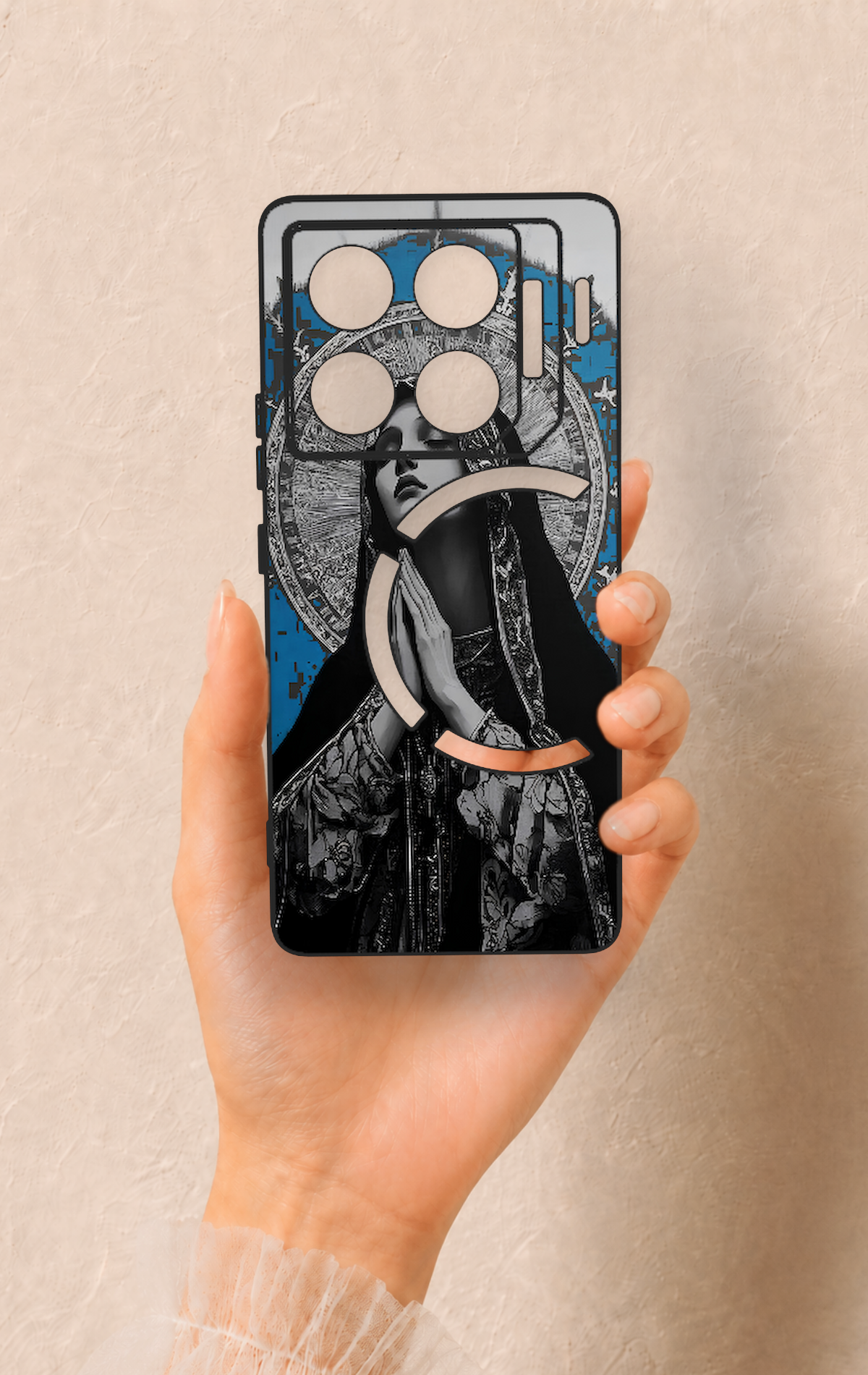 İnfinix Gt 20 Pro Uyumlu Rahibe Desenli Silikon Kılıf
