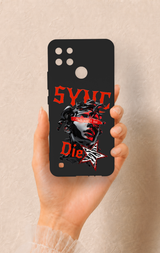 Realme C21Y Uyumlu Sync Die Desenli Silikon Kılıf