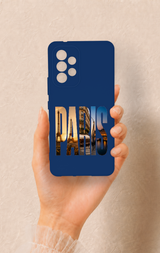 Samsung A53 Uyumlu Paris Desenli Silikon Kılıf
