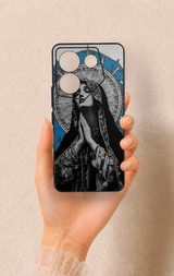 Tecno Camon 20 Pro Uyumlu Rahibe Desenli Silikon Kılıf
