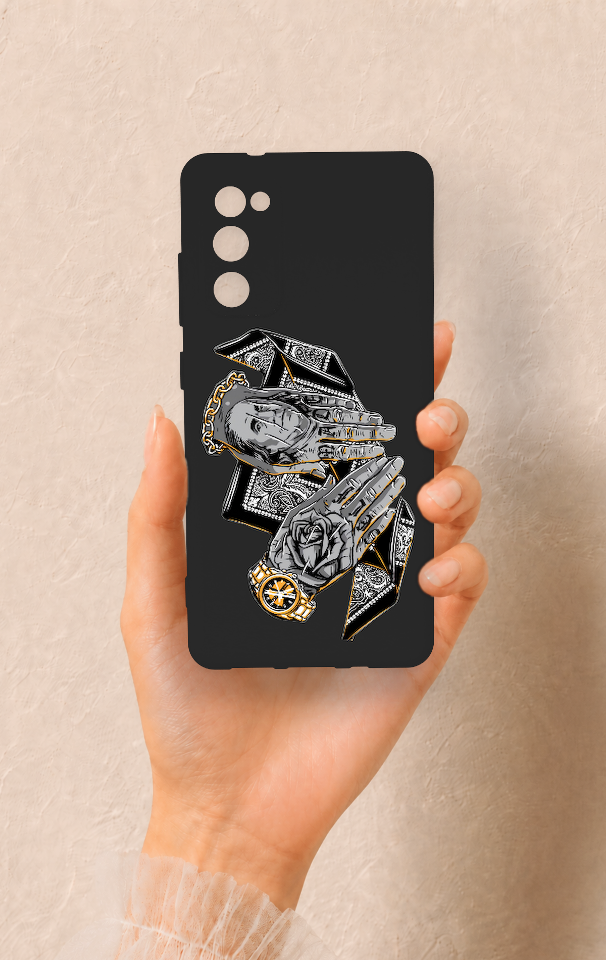 Samsung S20Fe Uyumlu Self Made Desenli Silikon Kılıf