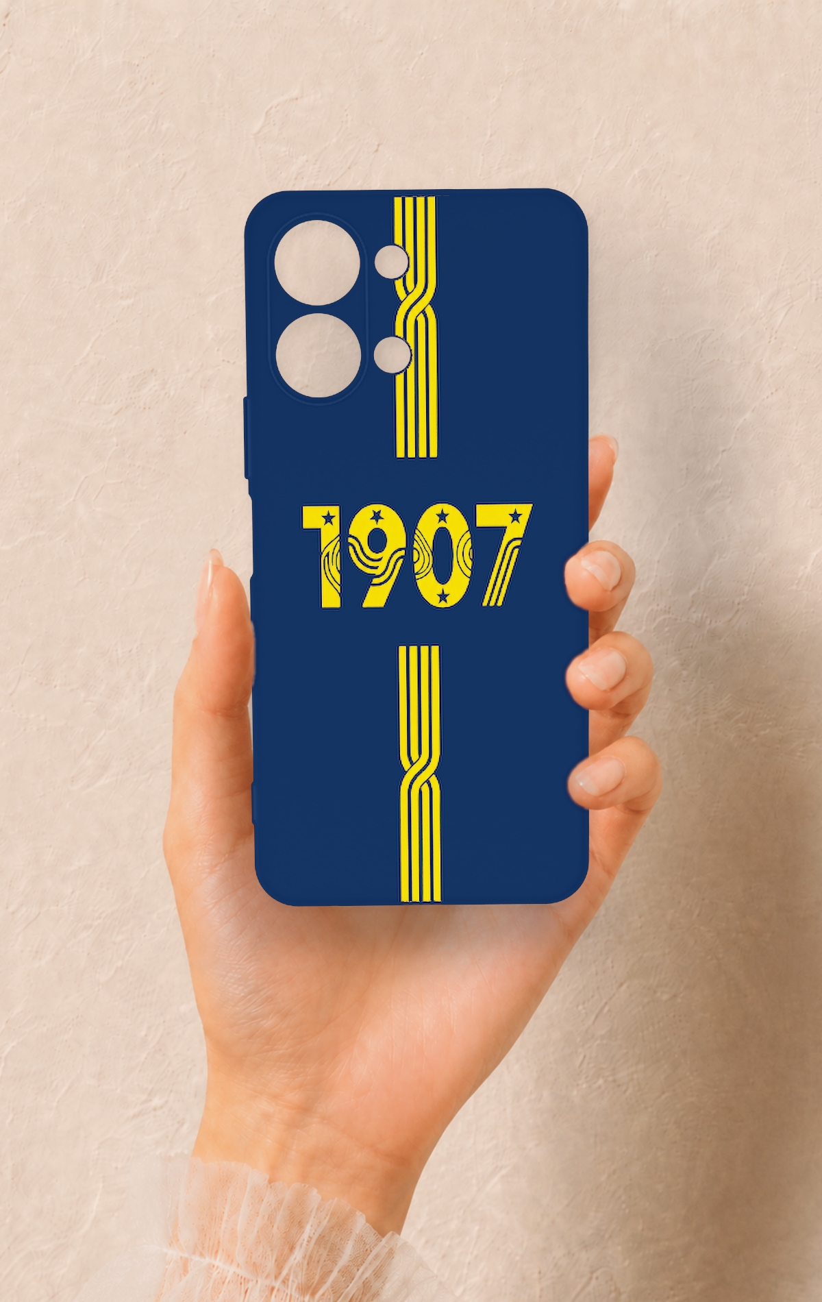 Vivo Y05 4G Uyumlu 1907 Kemer Desenli Silikon Kılıf