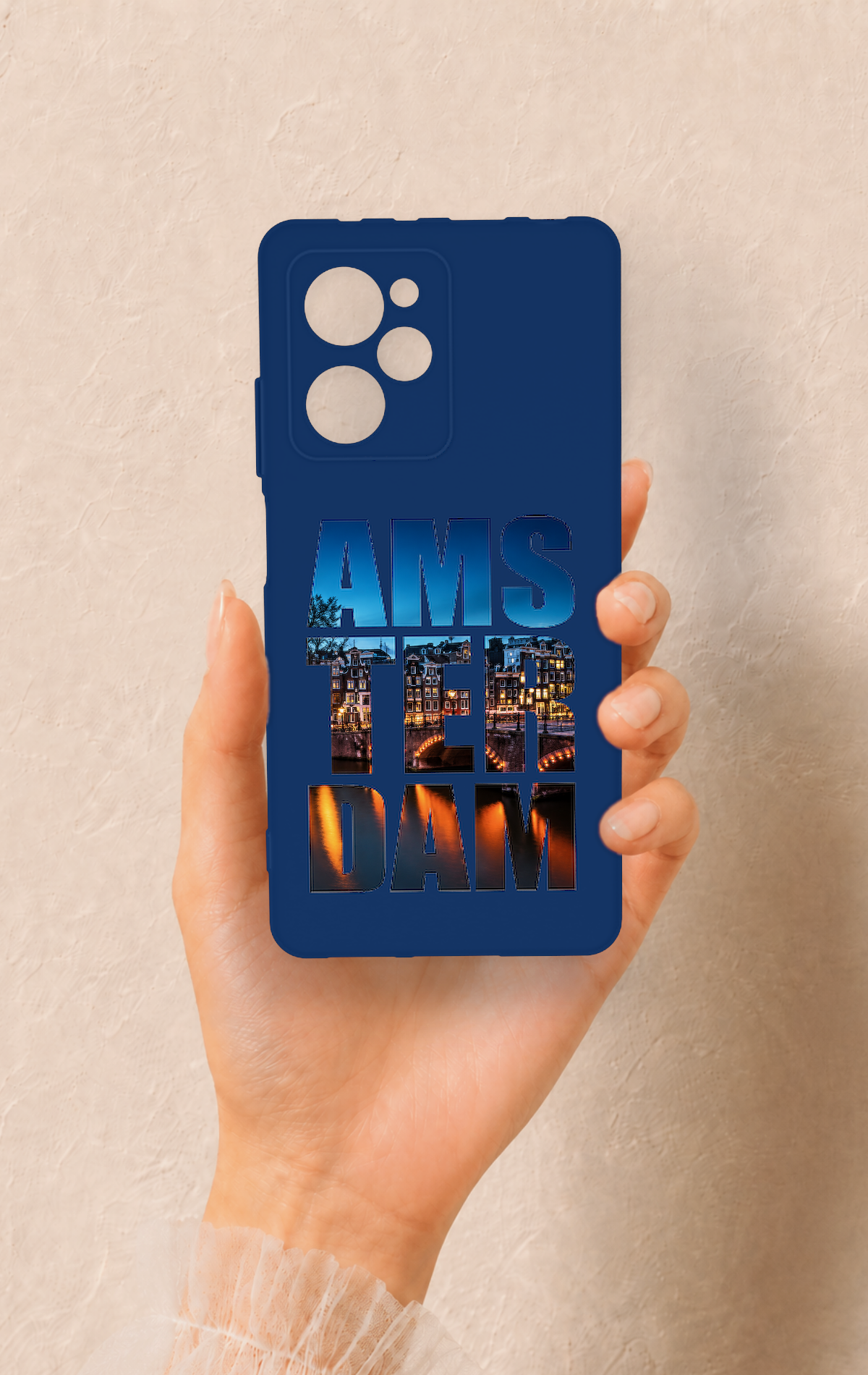 Poco X5 Pro Uyumlu Amsterdam Desenli Silikon Kılıf