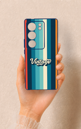 Vivo V29 Uyumlu Vintage Desenli Silikon Kılıf