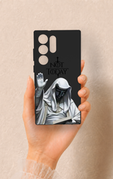 Samsung S23 Ultra Uyumlu Not Today Desenli Silikon Kılıf
