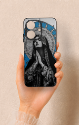 Realme Note 60 Uyumlu Rahibe Desenli Silikon Kılıf