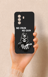 Huawei Nova Y70 Uyumlu No Pain No Gain Desenli Silikon Kılıf