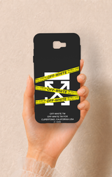 Samsung J7 Prime Uyumlu Off White Desenli Silikon Kılıf