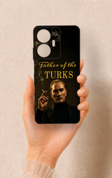 Realme C55 Uyumlu Father Of The Turks Desenli Silikon Kılıf