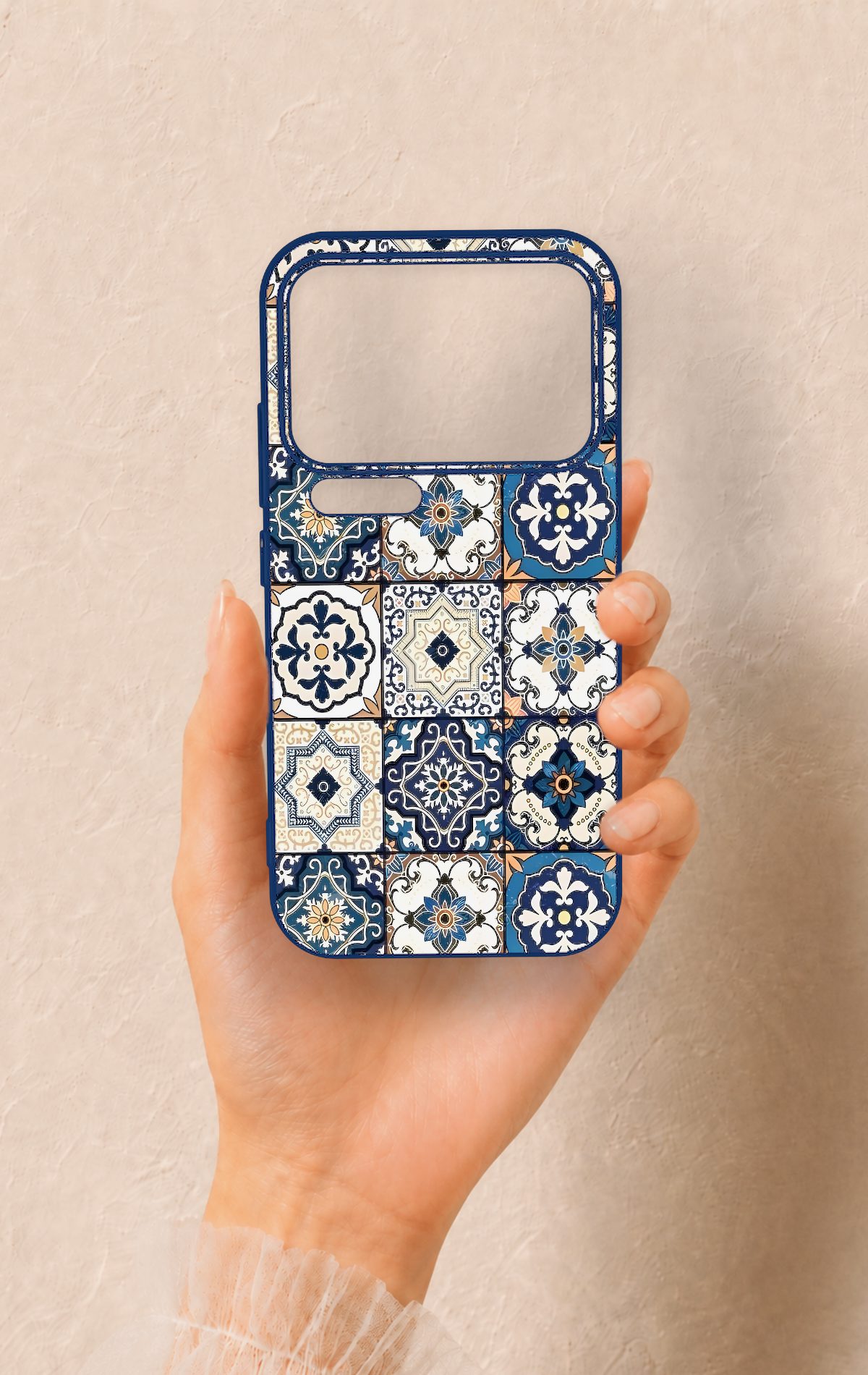 Xiaomi Mi 17 Pro 5G Uyumlu Mozaik Çini Desenli Silikon Kılıf
