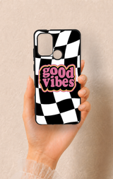Casper Via F20 Uyumlu Black Good Vibes Desenli Silikon Kılıf