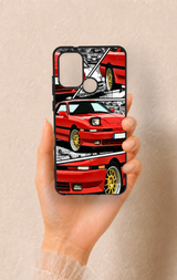Casper Via F20 Uyumlu Kırmızı Supra Desenli Silikon Kılıf