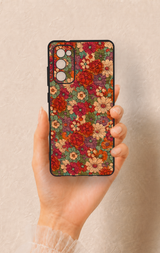 Samsung S20Fe Uyumlu Pastel Çiçek Bahçesi Desenli Silikon Kılıf