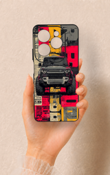 İnfinix Hot 40 Pro Uyumlu Defender Truck Desenli Silikon Kılıf