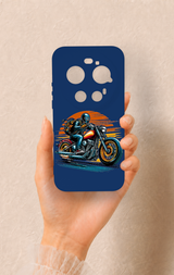 Xiaomi Mi 17 Ultra Uyumlu Moto Rider Desenli Silikon Kılıf