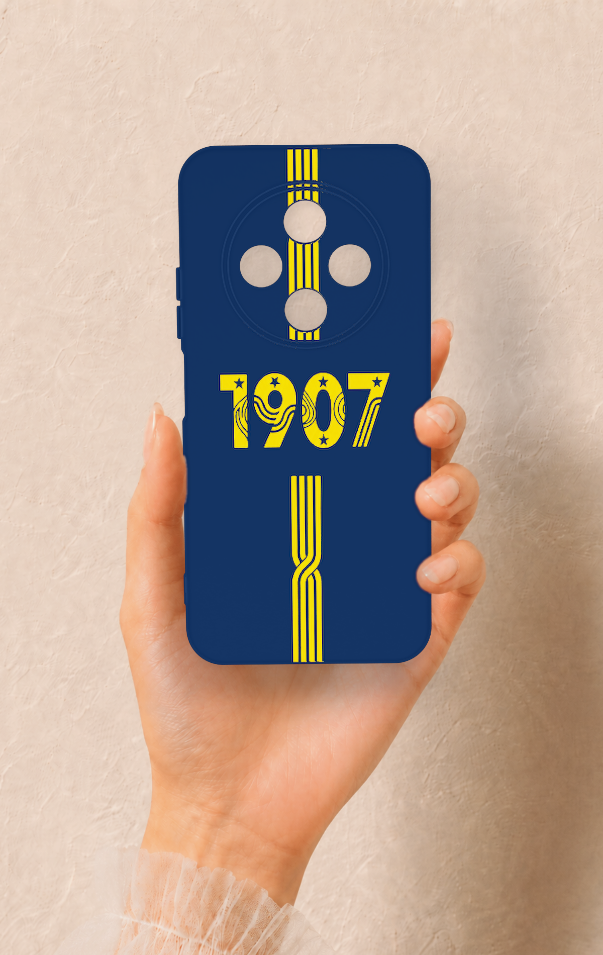 Tecno Spark 30C Uyumlu 1907 Kemer Desenli Silikon Kılıf