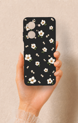 Redmi A5 Uyumlu İnci Papatya Desenli Silikon Kılıf