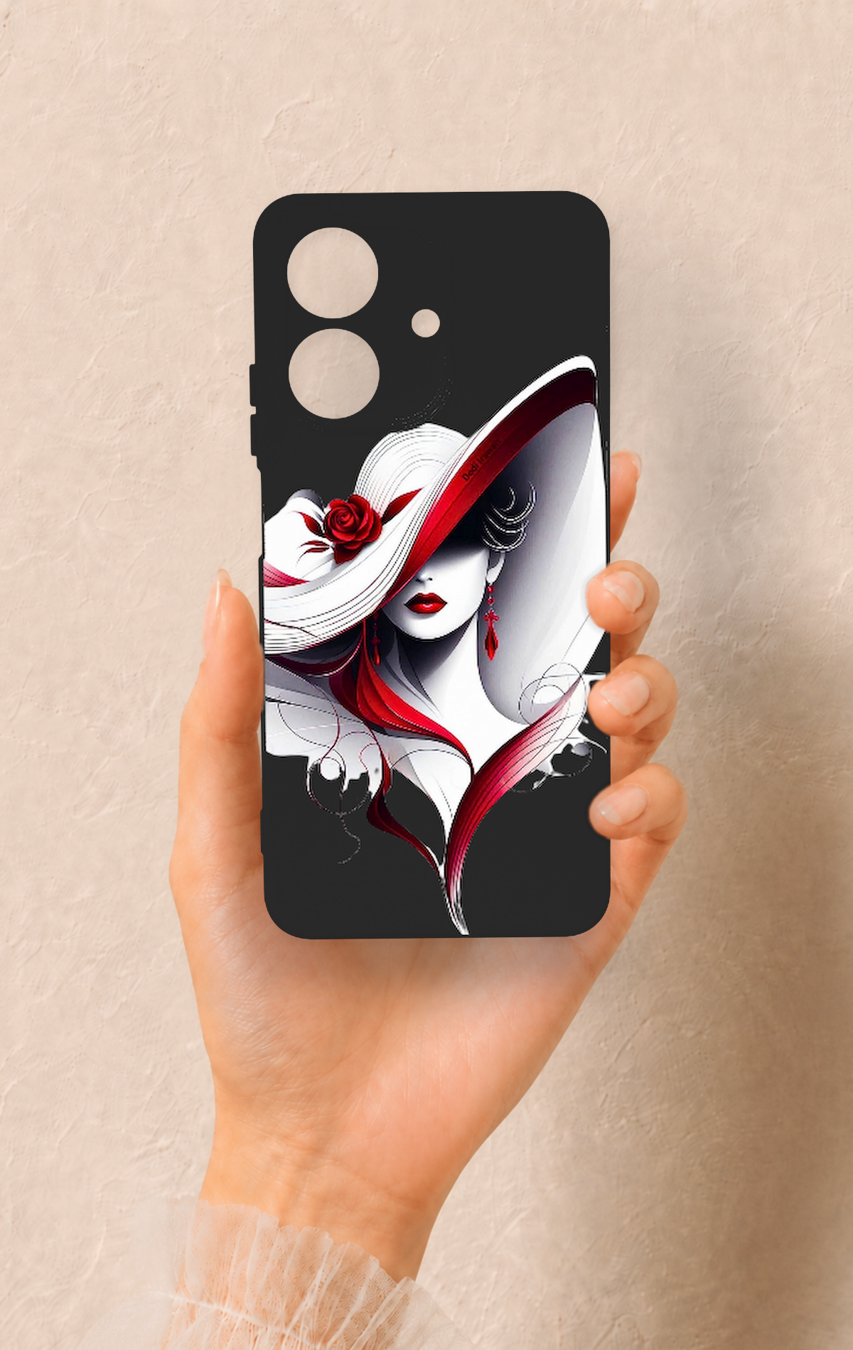 Realme Note 60 Uyumlu Matmazel Desenli Silikon Kılıf