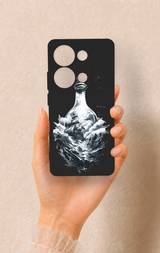 Redmi Note 13 Pro 4G Uyumlu Secret Sea Desenli Silikon Kılıf