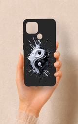 Oppo A15 Uyumlu İyi ve Kötü Desenli Silikon Kılıf