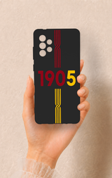 Samsung-A72 Uyumlu 1905 Kemer Desenli Silikon Kılıf