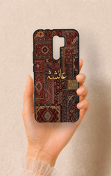Redmi 9 Uyumlu Vintage Halı Desenli Silikon Kılıf