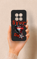 Redmi Note 15 Pro 5G Uyumlu Sync Die Desenli Silikon Kılıf