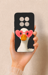 Redmi Note 15 Pro 5G Uyumlu Aşık Ördek Desenli Silikon Kılıf