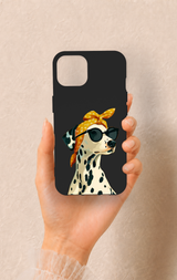 iPhone 13 Uyumlu Cool Dalmaçyalı Desenli Silikon Kılıf