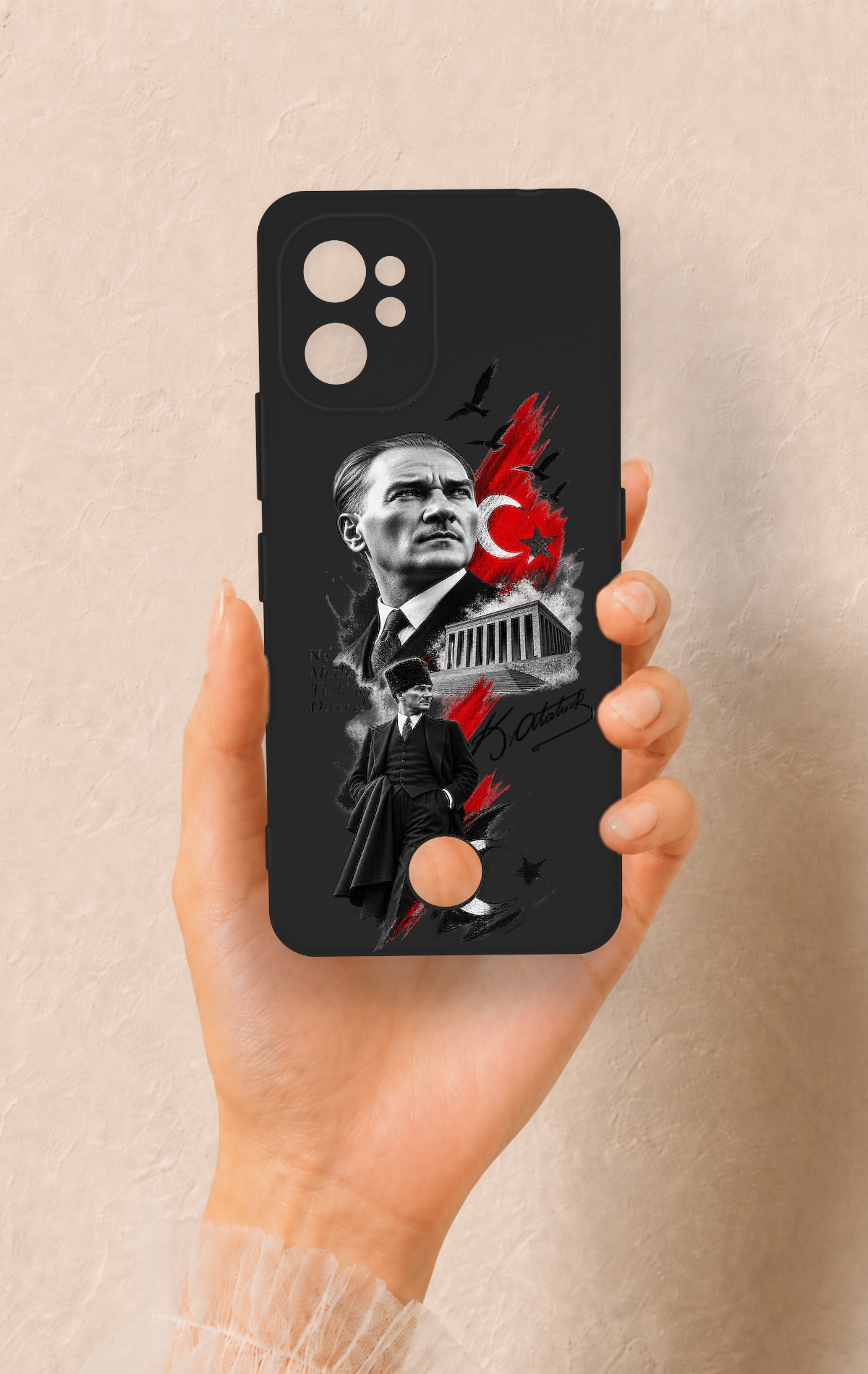 Reeder S19 Max Pro Uyumlu Atatürk Anıtkabir Desenli Silikon Kılıf