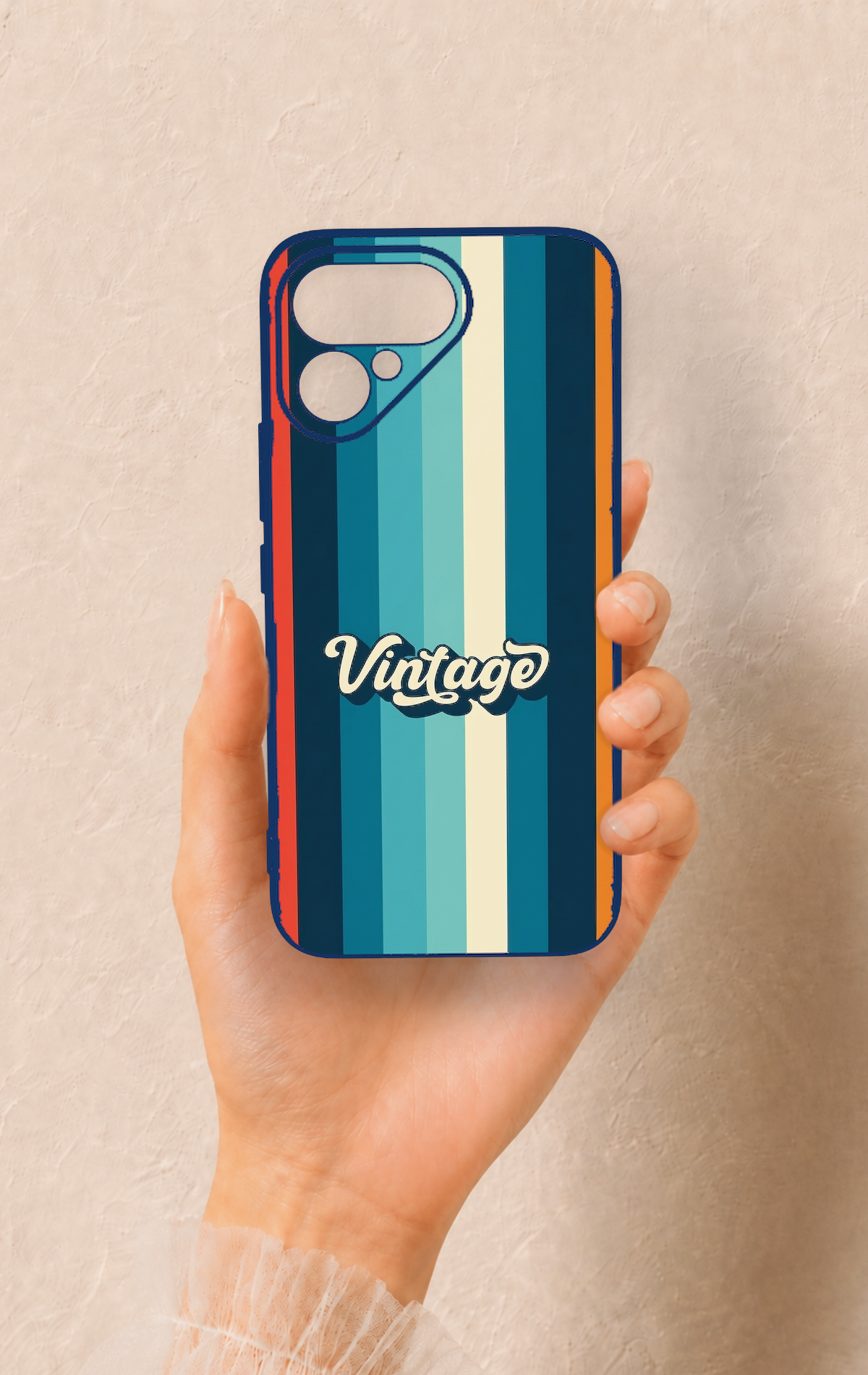 Tecno Pova Curve 2 Uyumlu Vintage Desenli Silikon Kılıf