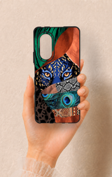 Huawei Nova 9Se Uyumlu Amazon Kaplan Desenli Silikon Kılıf