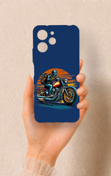 Redmi 12 Uyumlu Moto Rider Desenli Silikon Kılıf
