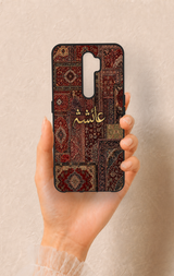 Oppo A5 2020 Uyumlu Vintage Halı Desenli Silikon Kılıf