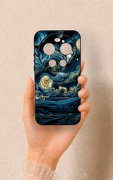 Xiaomi Mi 17 Ultra Uyumlu Yıldızlı Gece Desenli Silikon Kılıf
