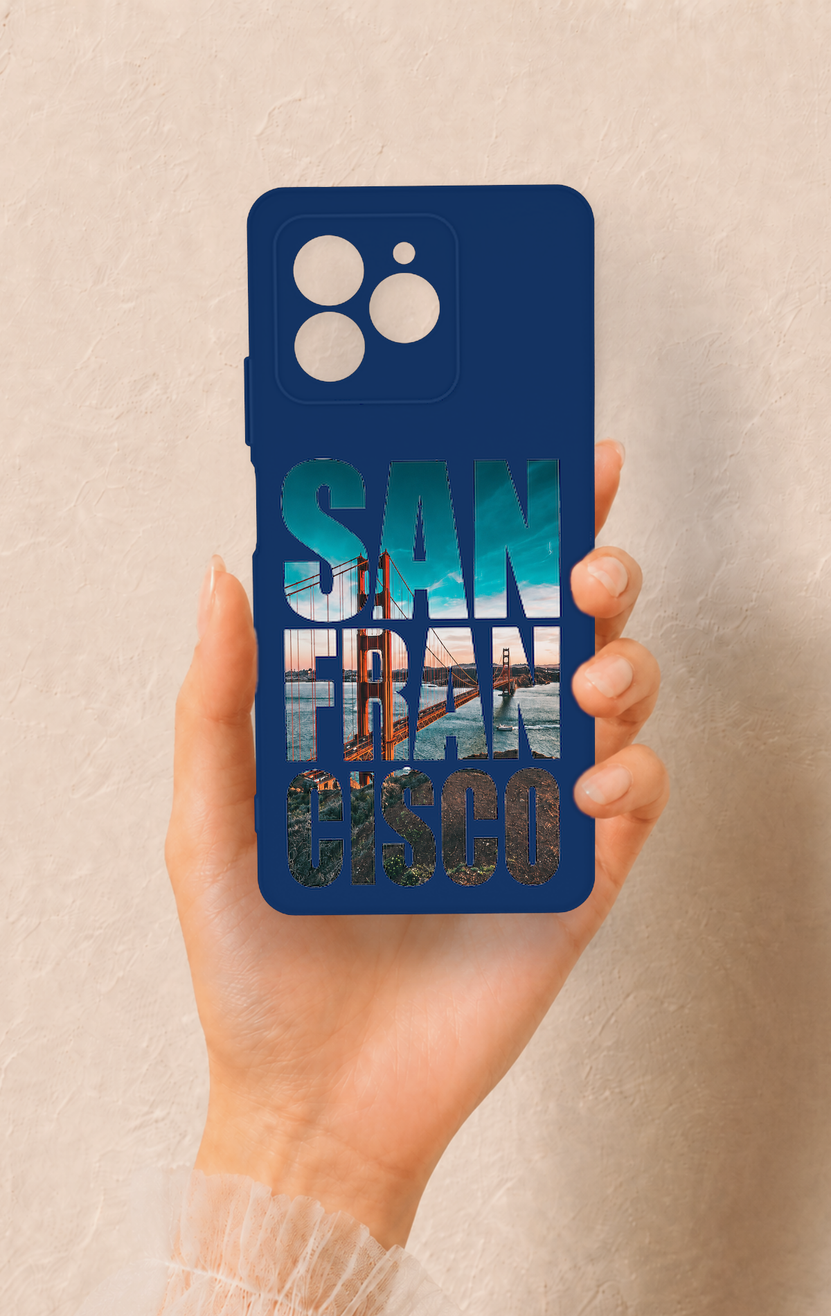 Omix X7 Uyumlu San Francisco Desenli Silikon Kılıf
