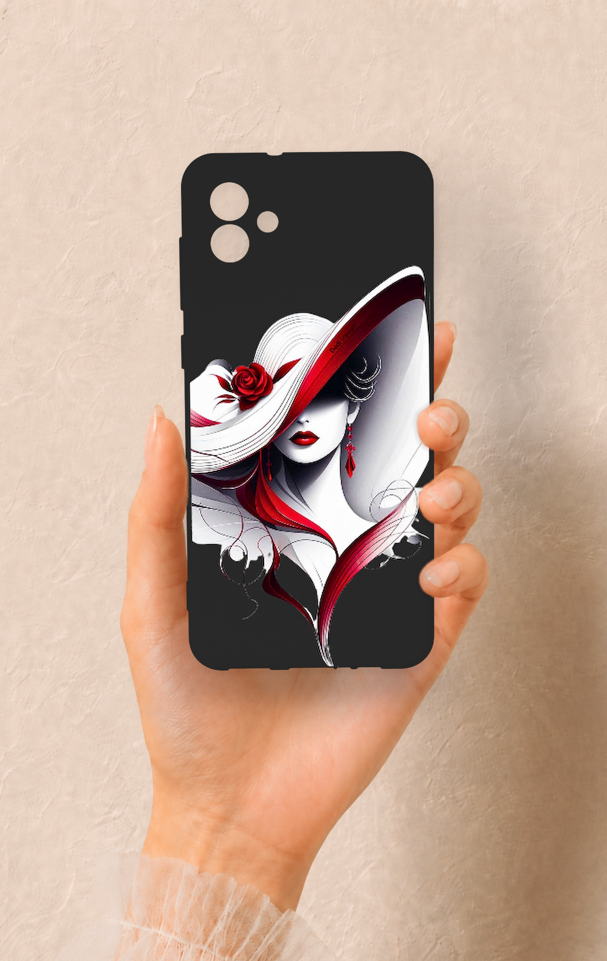 Samsung A04 Uyumlu Matmazel Desenli Silikon Kılıf