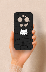 Xiaomi Mi 17 Ultra Uyumlu Many Cats Desenli Silikon Kılıf