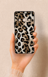 Realme 11 Pro Uyumlu Leopar Derisi Desenli Silikon Kılıf