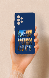 Samsung-A72 Uyumlu New York City Desenli Silikon Kılıf