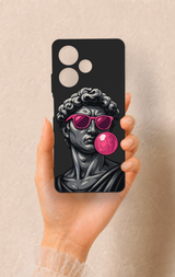 İnfinix Hot 30 Uyumlu Pop David Desenli Silikon Kılıf