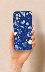 Samsung A04 Uyumlu Deniz Kabuğu Desenli Silikon Kılıf